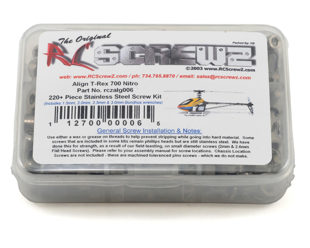RC Screwz Screw Set: T-REX 700 Nitro – image 1