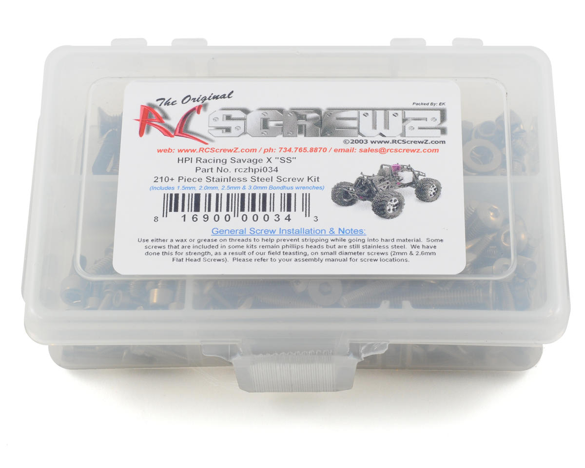 RC Screwz HPI Savage X SS Screw Set – image 1
