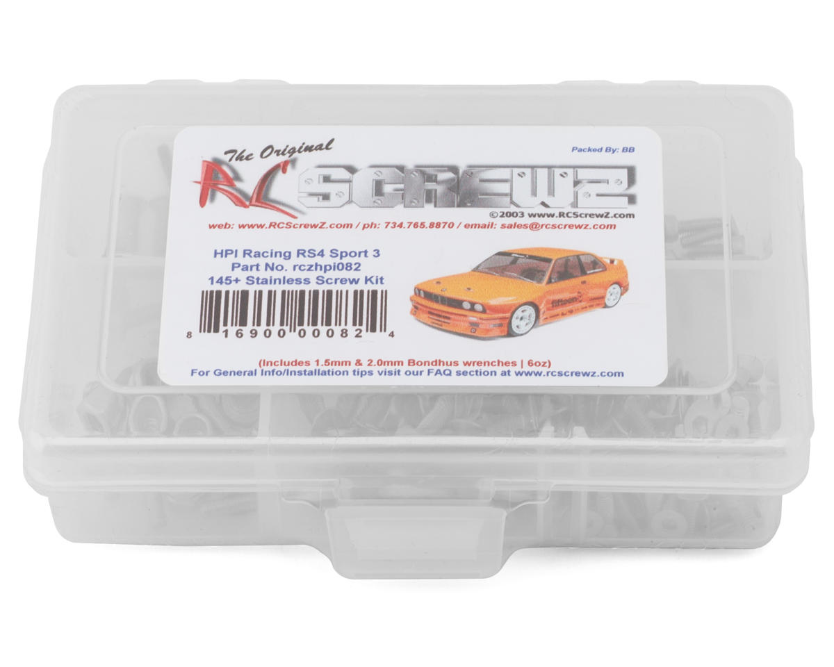 RC Screwz HPI Racing RS4 Sport 3 Stainless Steel Screw Kit – image 1