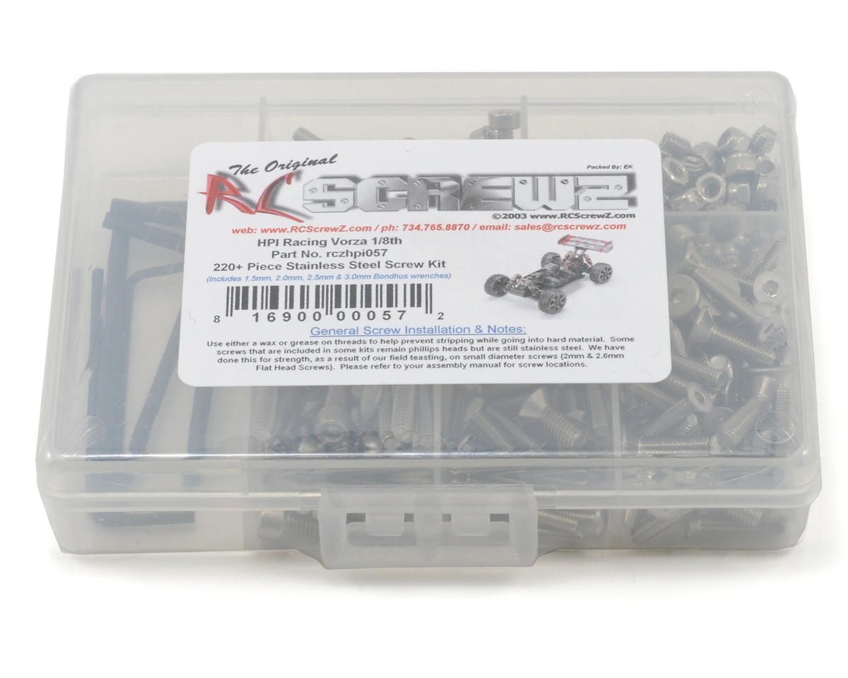 RC Screwz HPI Vorza Buggy Stainless Steel Screw Kit – image 1