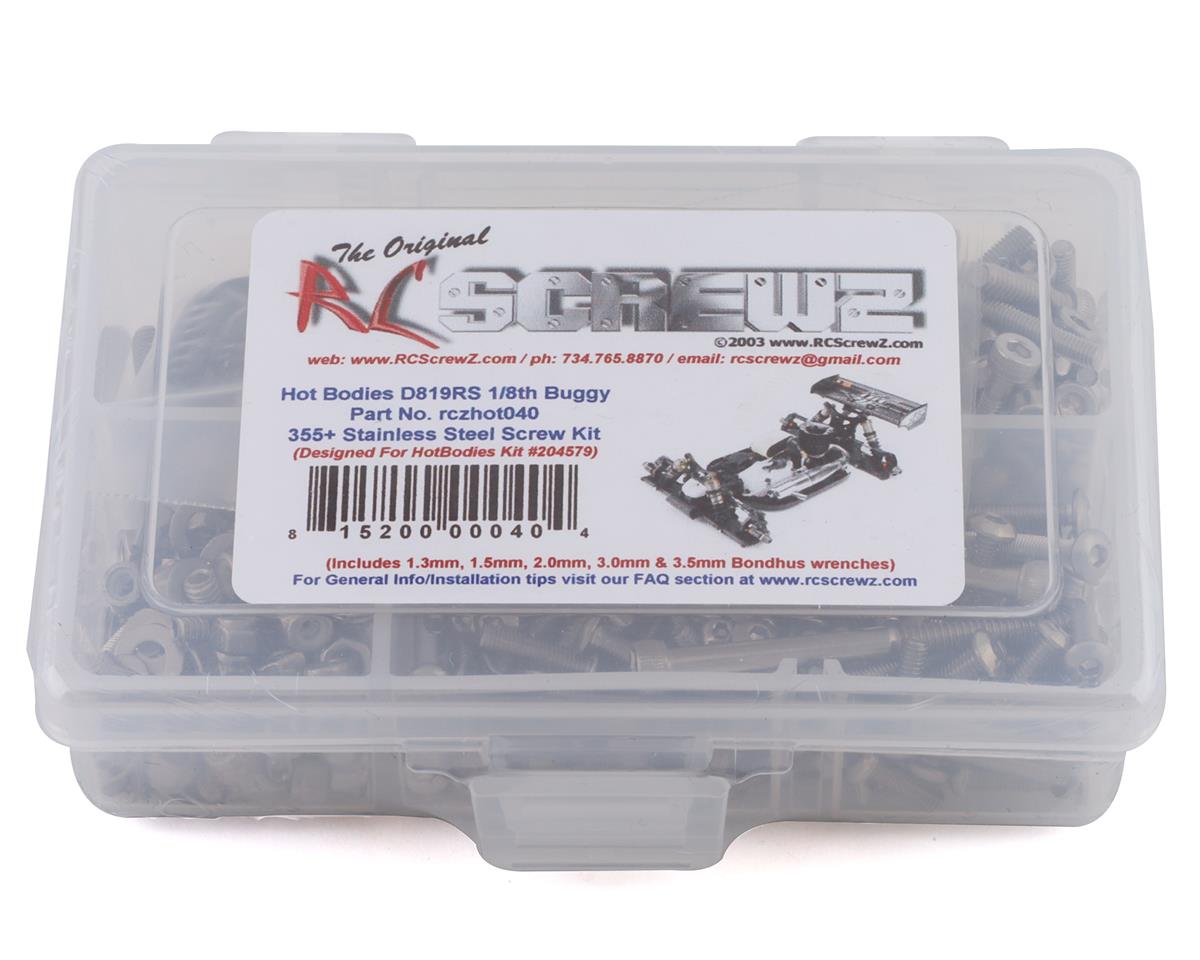 RC Screwz HotBodies D819RS Stainless Steel Screw Kit – image 1