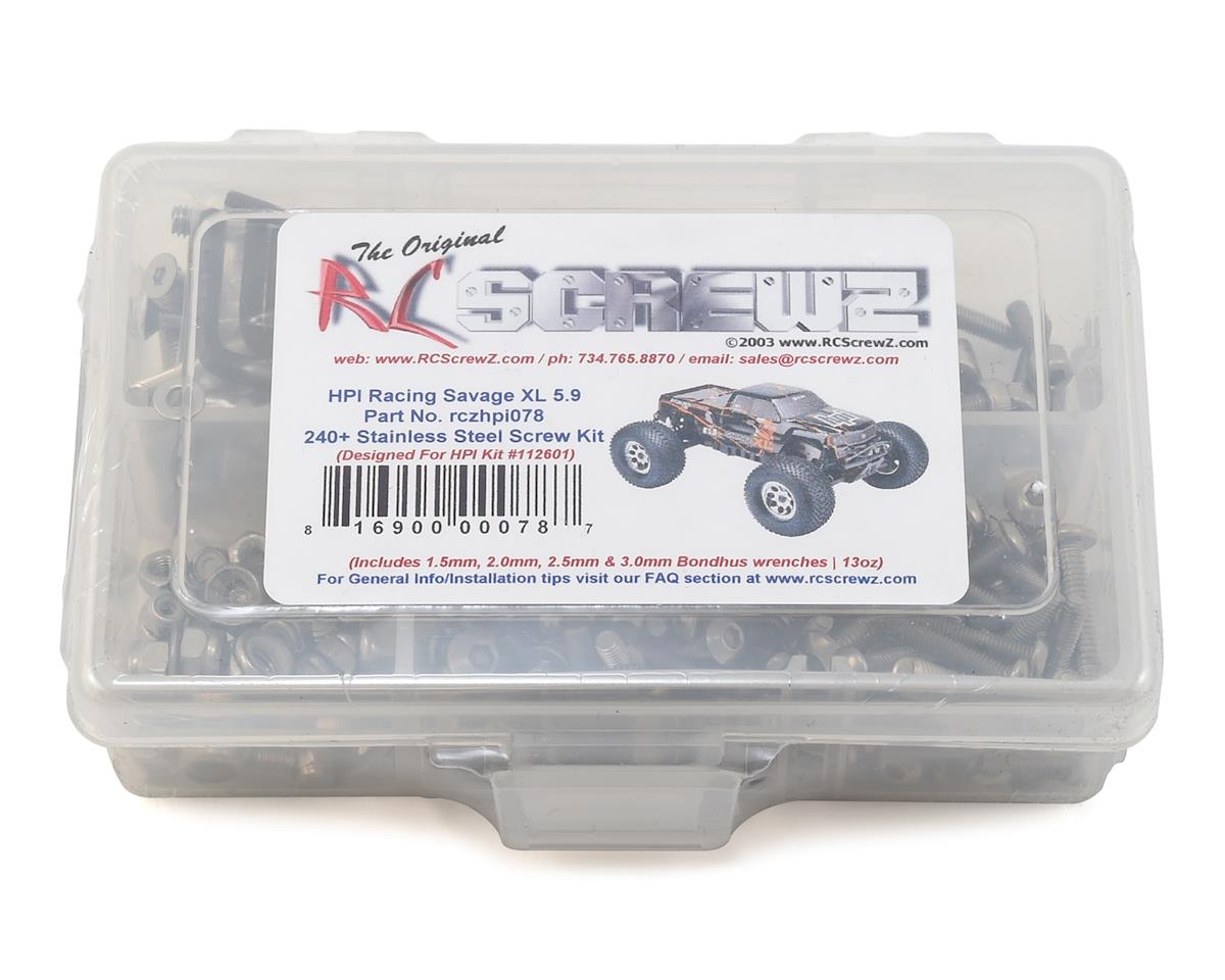 RC Screwz HPI Racing Savage XL 5.9 Stainless Steel Screw Kit – image 1