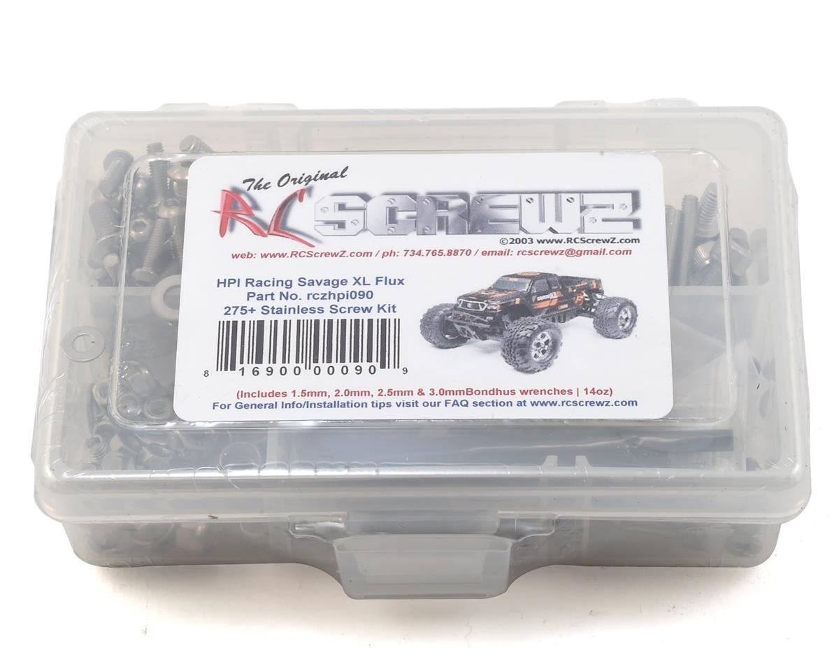 RC Screwz HPI Savage XL Flux Stainless Steel Screw Kit – image 1
