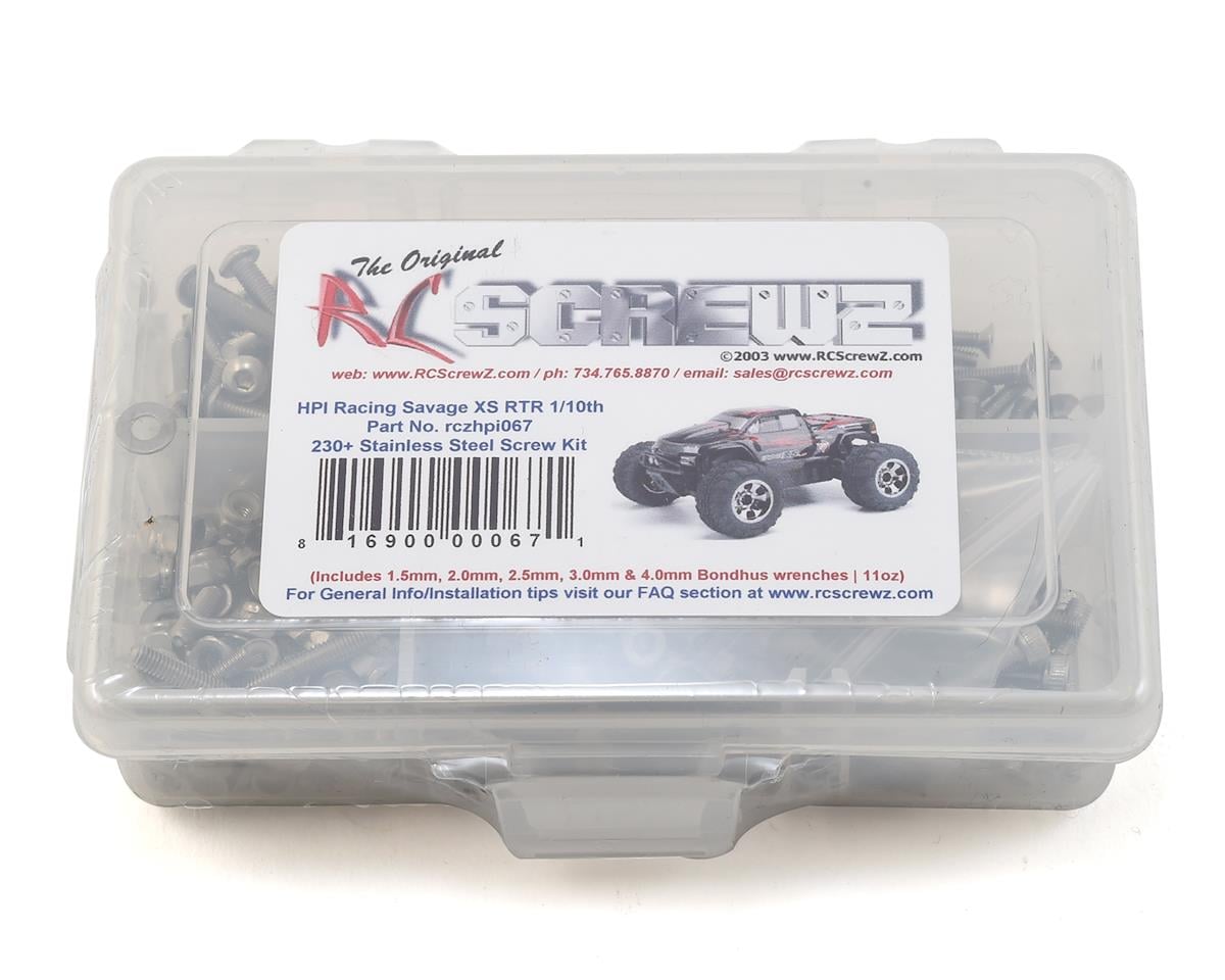 RC Screwz HPI Racing Savage XS Stainless Steel Screw Kit – image 1