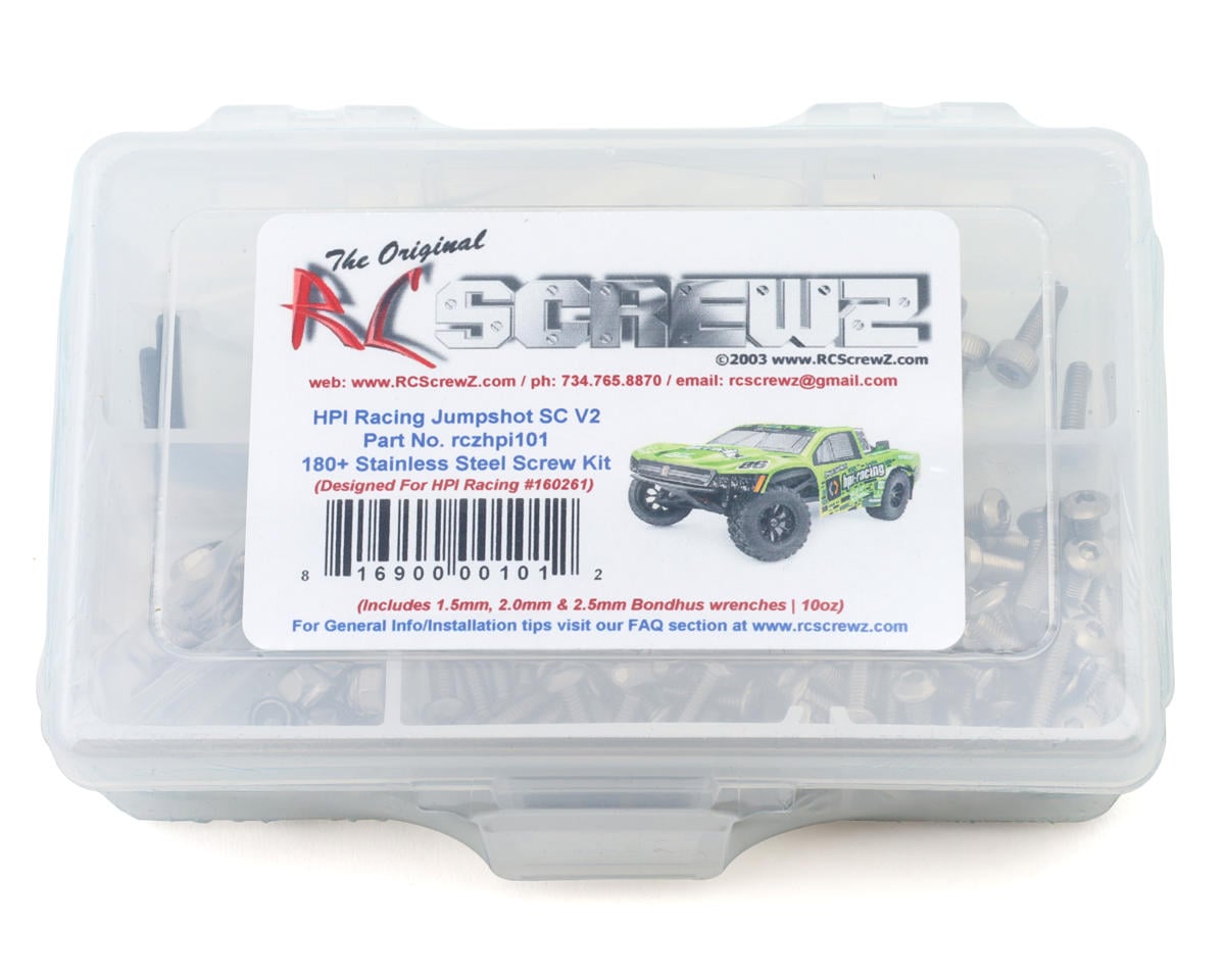 RC Screwz HPI Jumpshot SC V2 1/10 Short Course Truck Stainless Steel Screw Kit – image 1