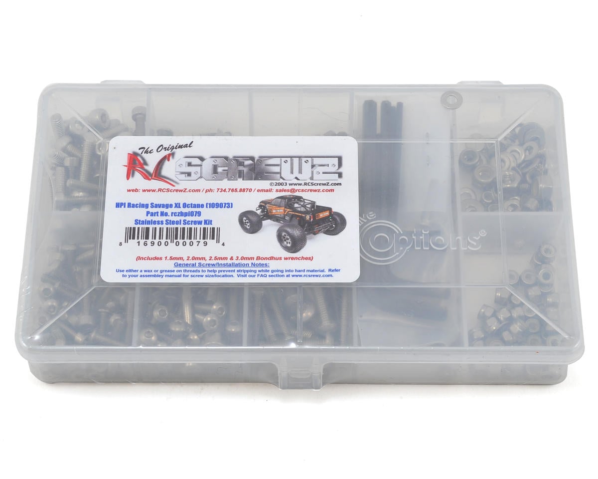 RC Screwz HPI Racing Savage XL Octane Stainless St – image 1