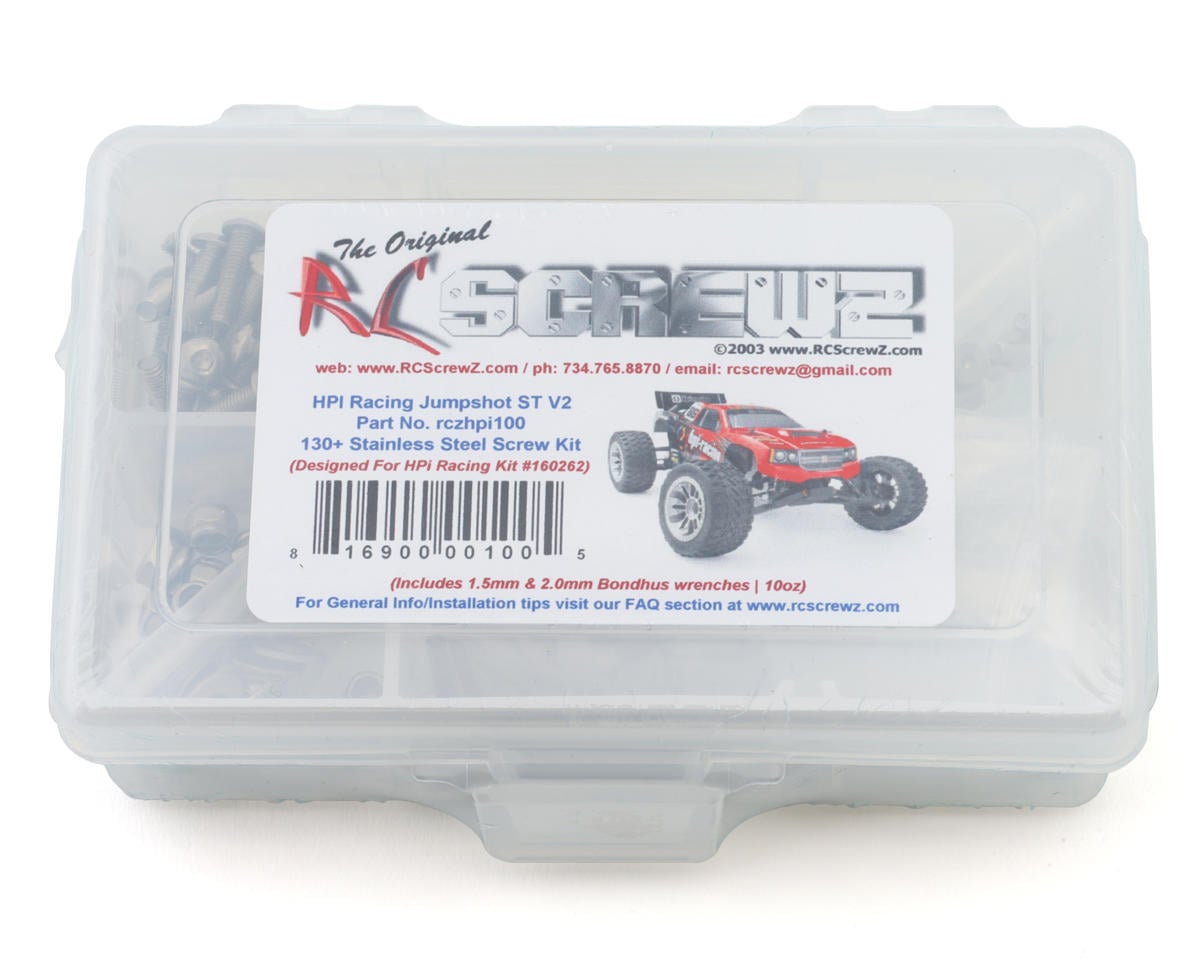 RC Screwz HPI Jumpshot ST V2 1/10 Stadium Truck Stainless Steel Screw Kit – image 1