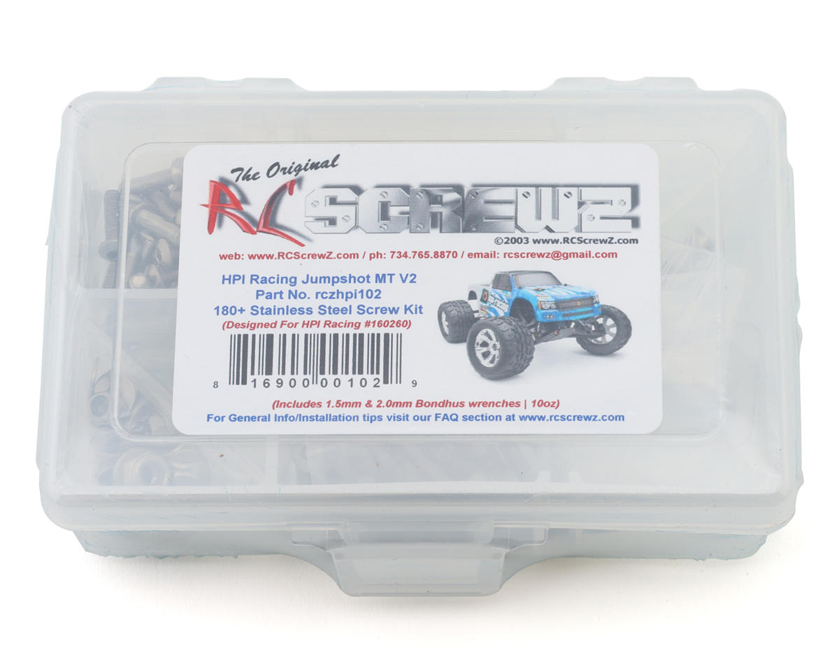 RC Screwz HPI Jumpshot MT V2 1/10 Monster Truck Stainless Steel Screw Kit – image 1