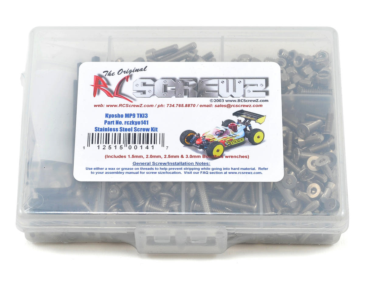 RC Screwz Kyosho MP9 TKI3 Buggy Stainless Steel Screw Kit – image 1