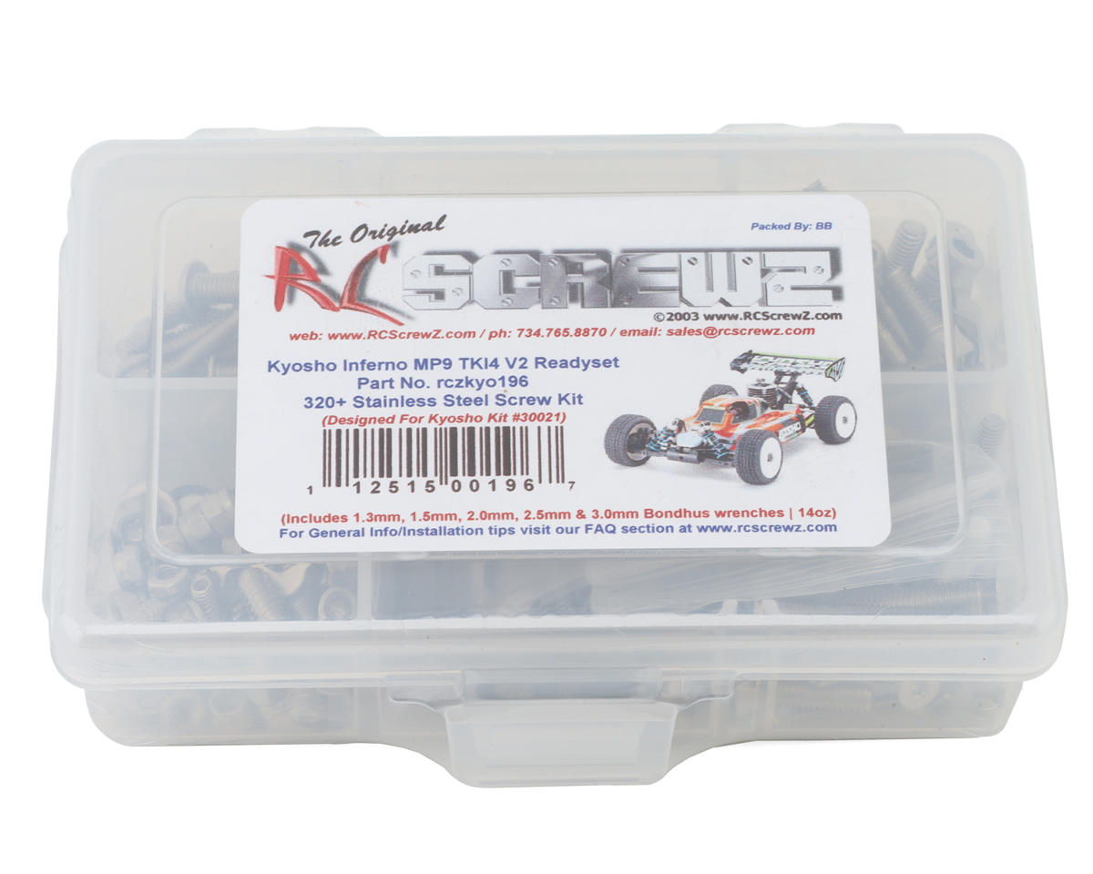 RC Screwz Kyosho MP9 TKI4 V2 Readyset Stainless Steel Screw Kit – image 1
