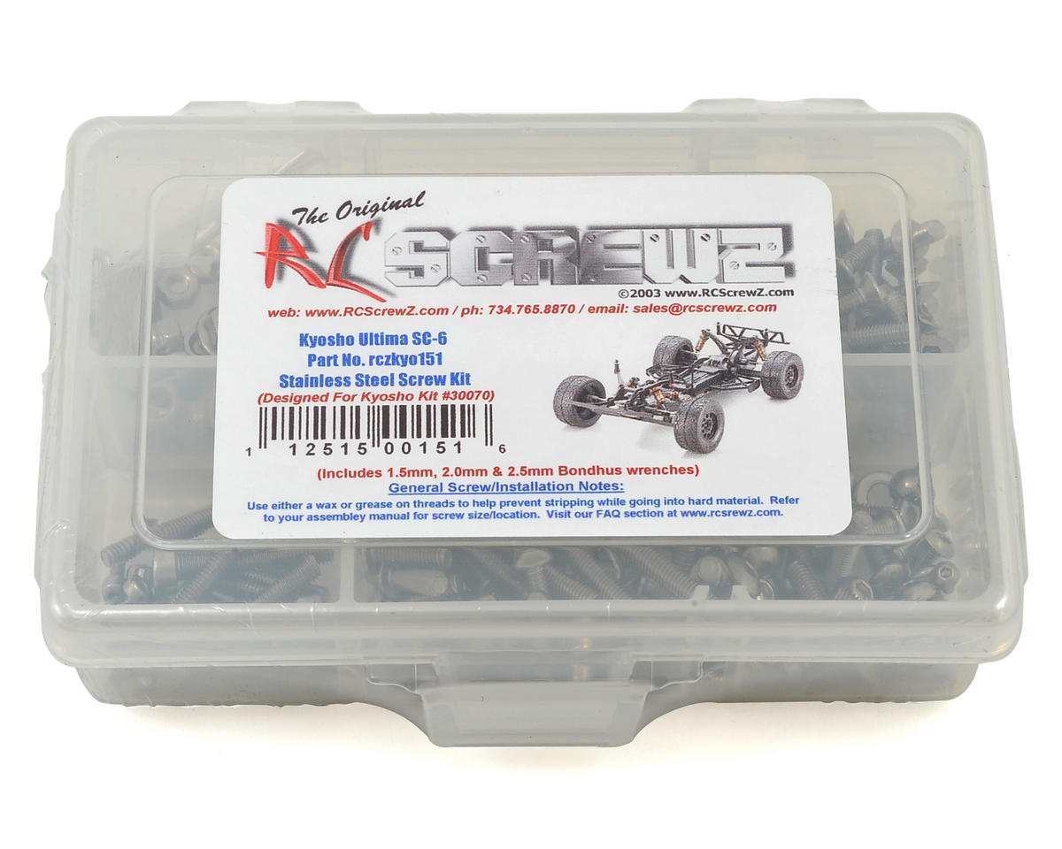 RC Screwz Kyosho Ultima SC6 Stainless Steel Screw Kit – image 1