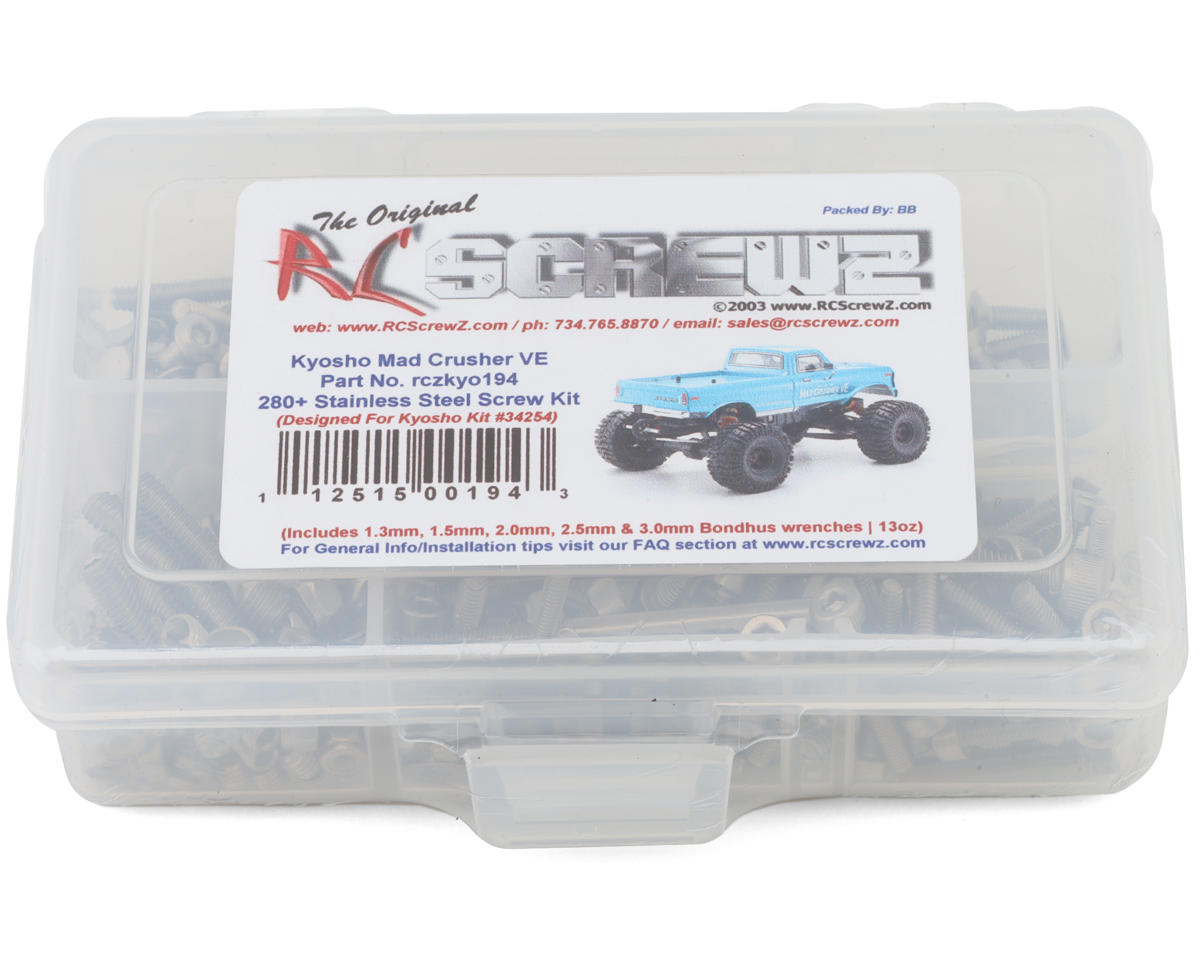 RC Screwz Kyosho Mad Crusher VE Stainless Steel Screw Kit – image 1