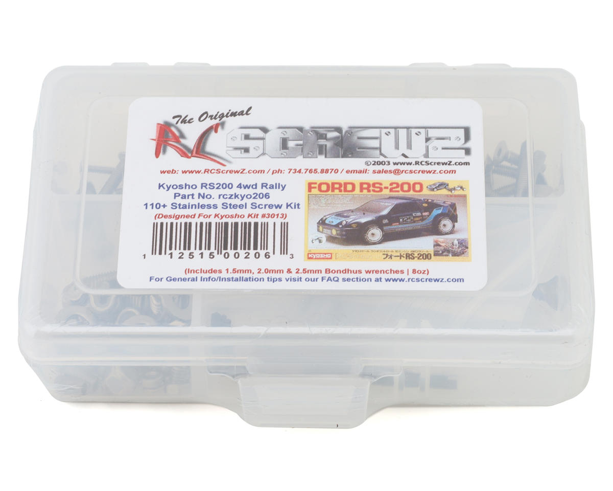 RC Screwz Kyosho RS200 4WD Rally Stainless Steel Screw Kit – image 1
