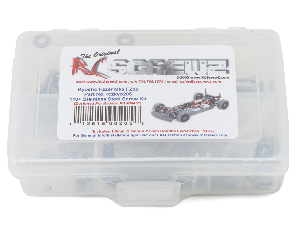 RC Screwz Kyosho Fazer Mk2 FZ02 Stainless Steel Screw Kit – image 1