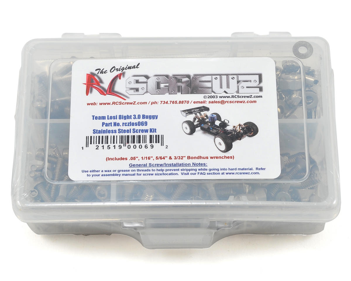 RC Screwz Losi 8ight 3.0 Stainless Steel Screw Kit – image 1