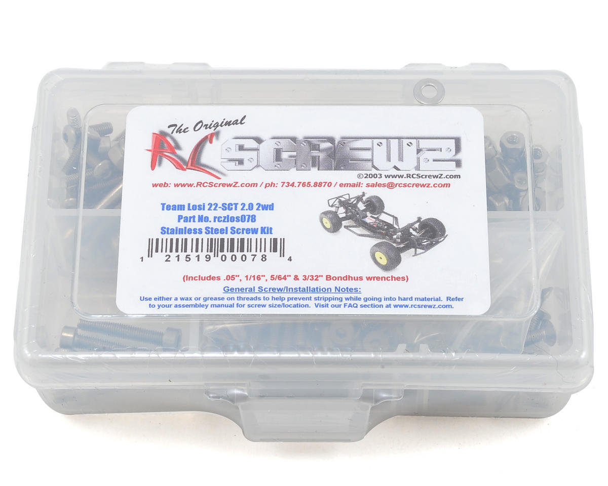 RC Screwz Losi 22-SCT 2.0 2wd Stainless Steel Screw Kit – image 1