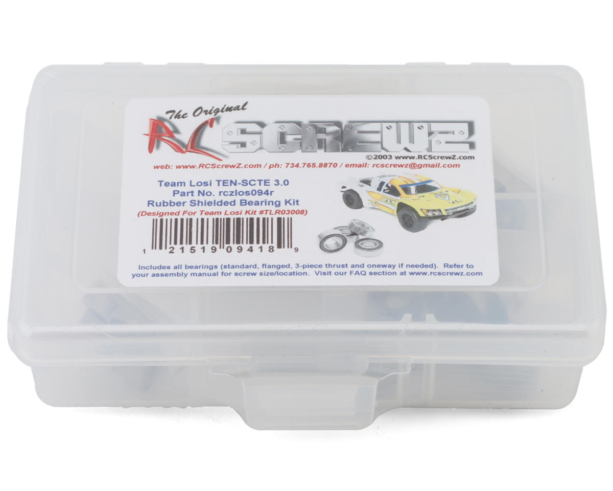 RC Screwz Losi TEN-SCTE 3.0 Rubber Shielded Bearing Kit – image 1