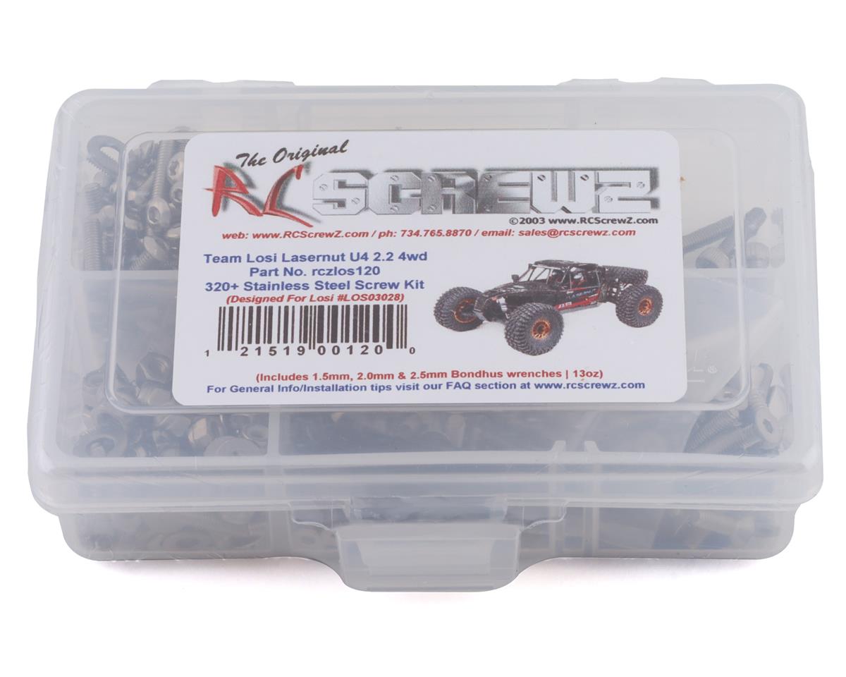 RC Screwz Losi Lasernut U4 2.2 4wd Stainless Steel Screw Kit – image 1