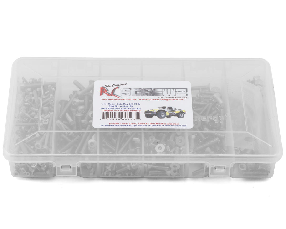 RC Screwz Losi Super Baja Rey 2.0 Desert Truck Stainless Steel Screw Kit – image 1