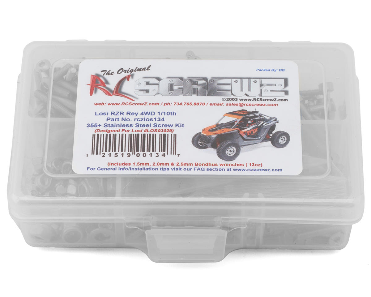 RC Screwz Losi RZR Rey 4WD Off-Road UTV Stainless Steel Screw Kit – image 1