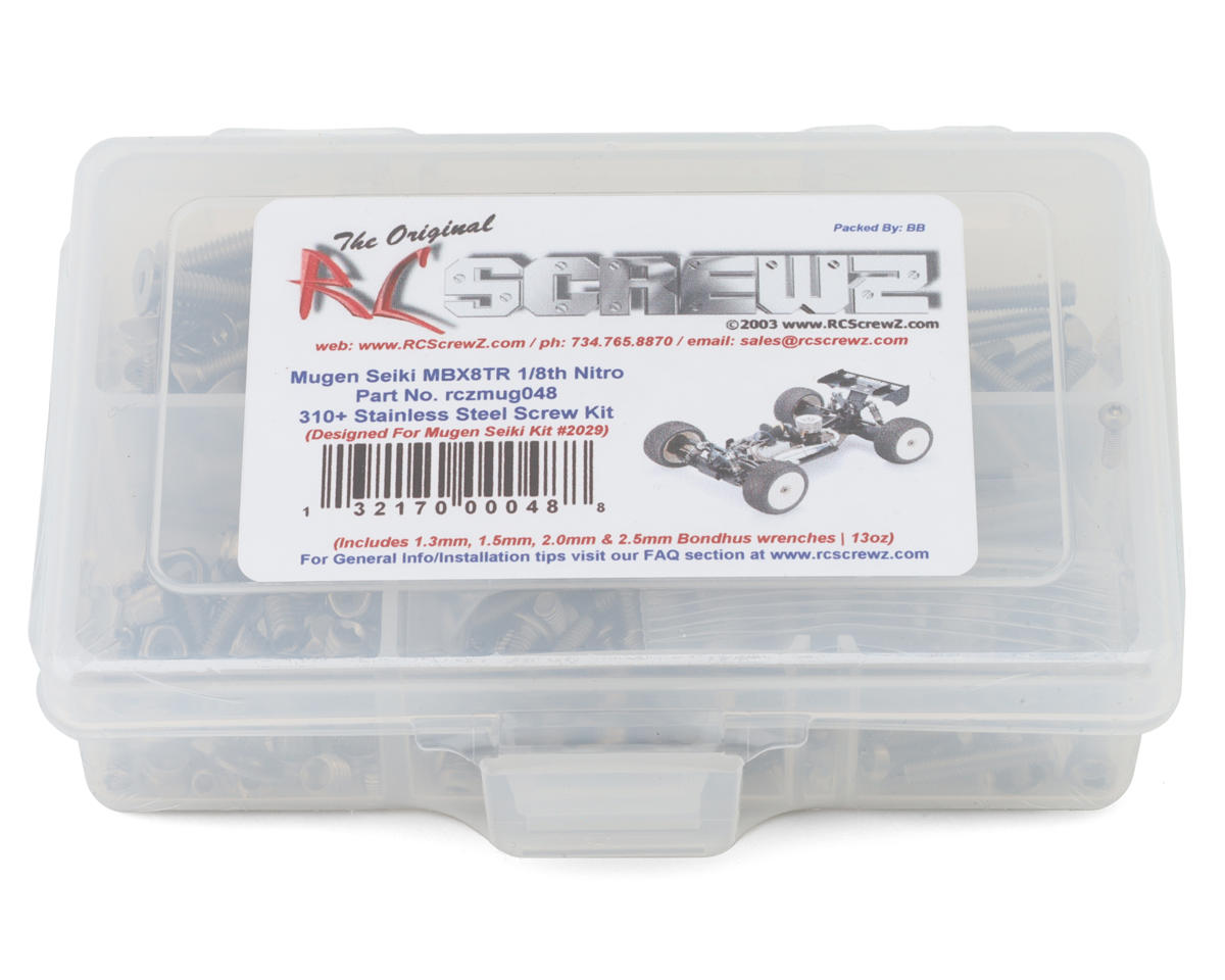 RC Screwz Mugen MBX8TR Stainless Steel Screw Kit – image 1