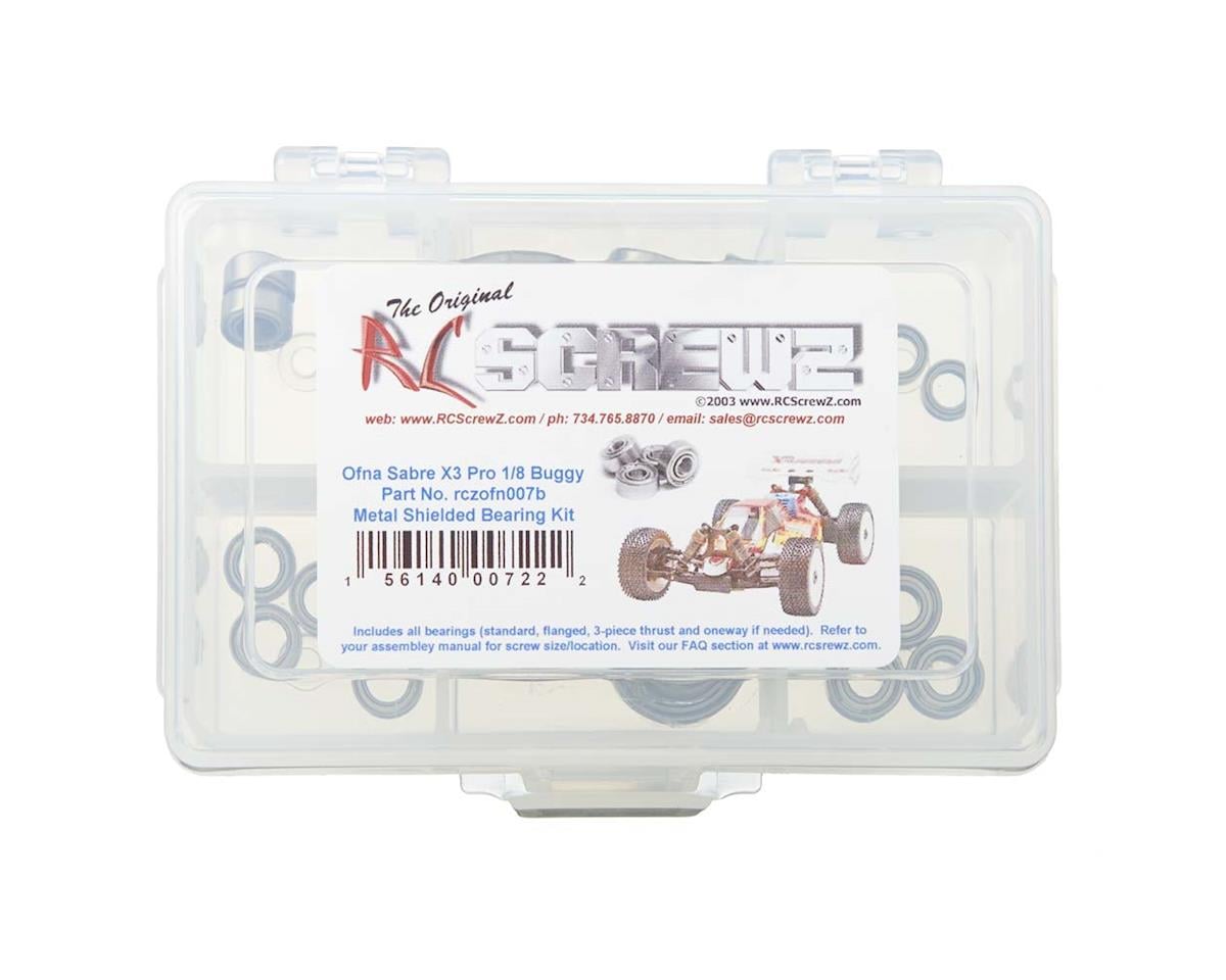 RC Screwz OFNA X3 Sabre Pro Precision Metal Shielded Bearing Kit – image 1