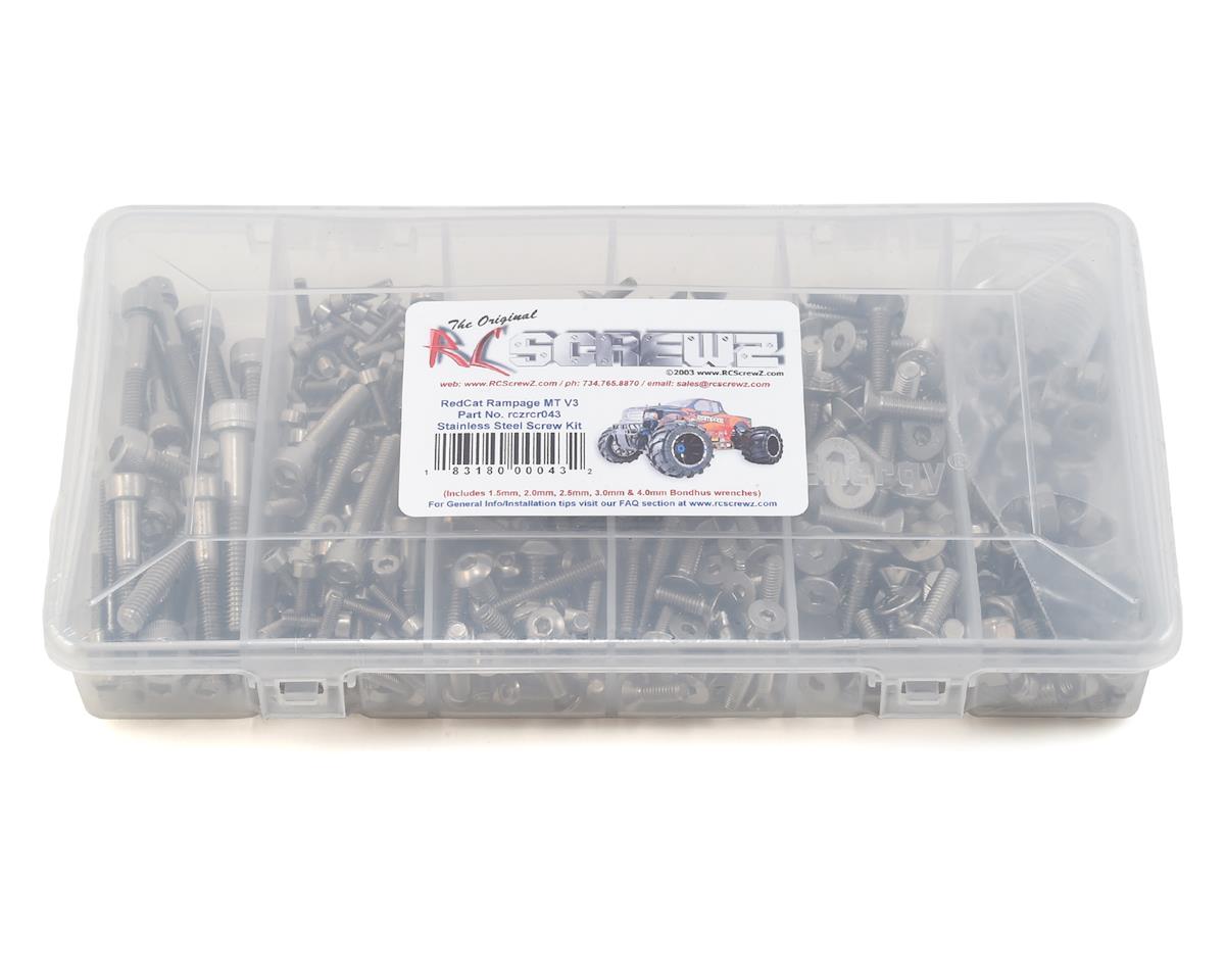RC Screwz RedCat Racing Rampage MT V3 Stainless Steel Screw Kit – image 1