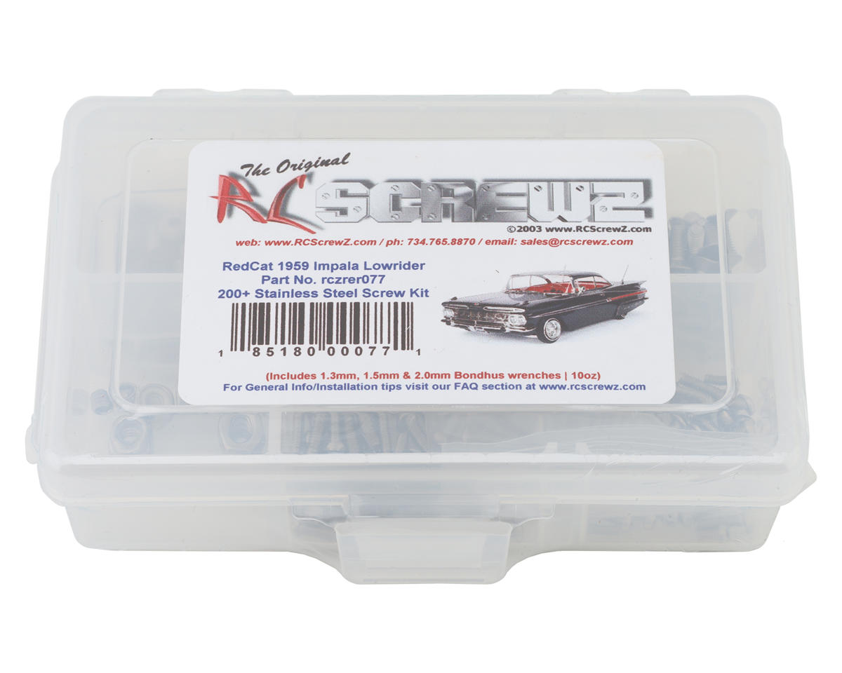 RC Screwz RedCat Racing 1959 Impala Lowrider Stainless Steel Screw Kit – image 1