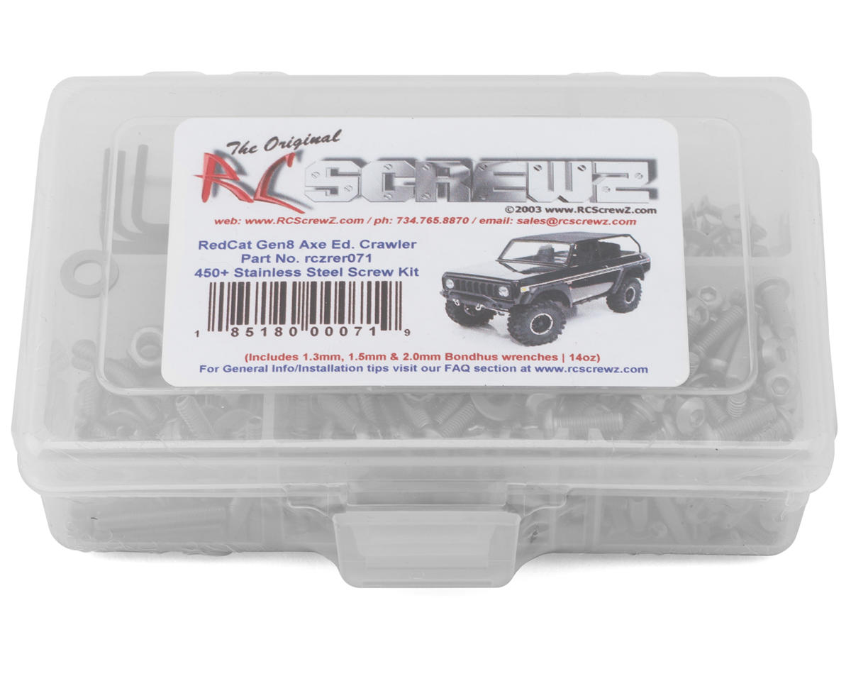 RC Screwz RedCat Racing 1/10 Gen8 Axe Rock Crawler Stainless Screw Kit – image 1