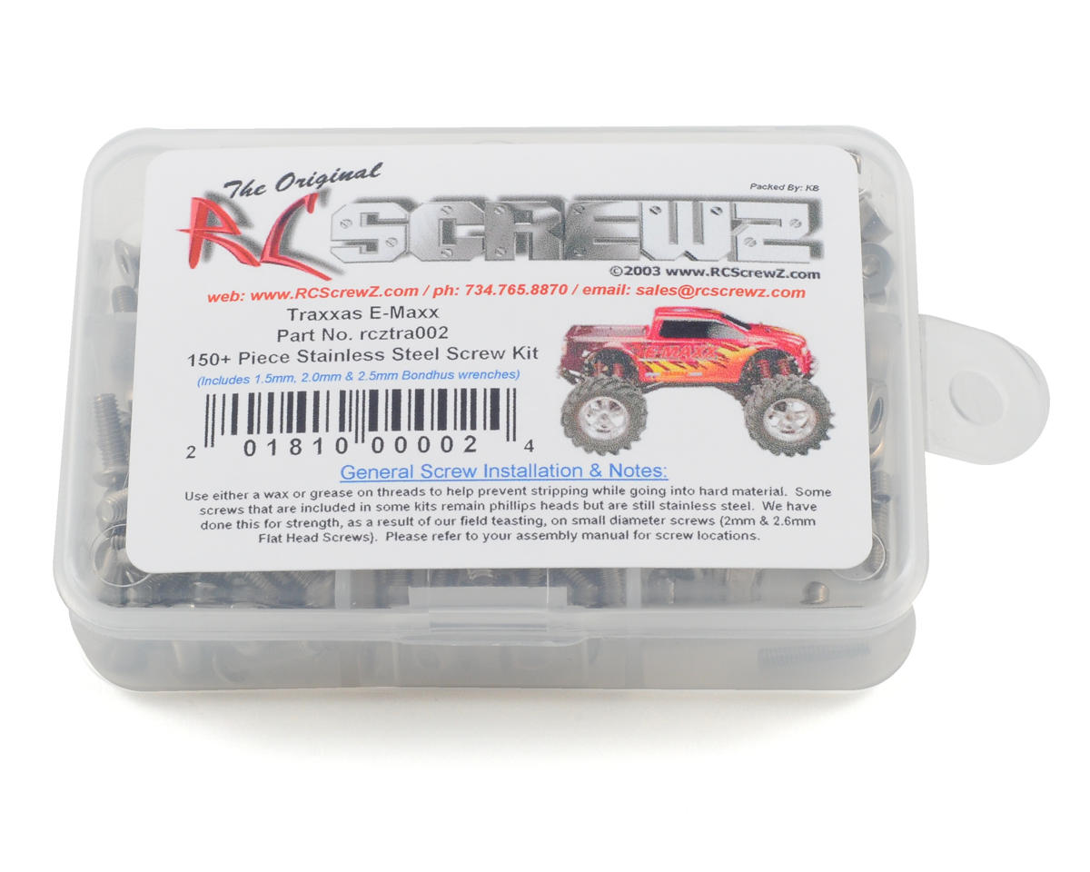 RC Screwz Stainless Steel Screw Kit for Traxxas E-Maxx – image 1