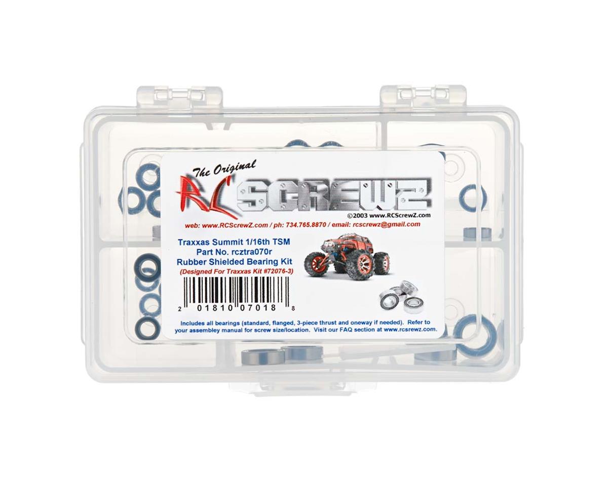 RC Screwz Rubber Shielded Bearing Kit for Traxxas® 1/16 Summit® TSM® – image 1