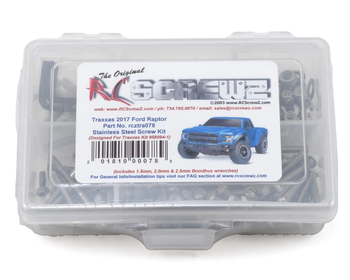 RC Screwz Stainless Steel Screw Kit for Traxxas Ford Raptor 2017 – image 1
