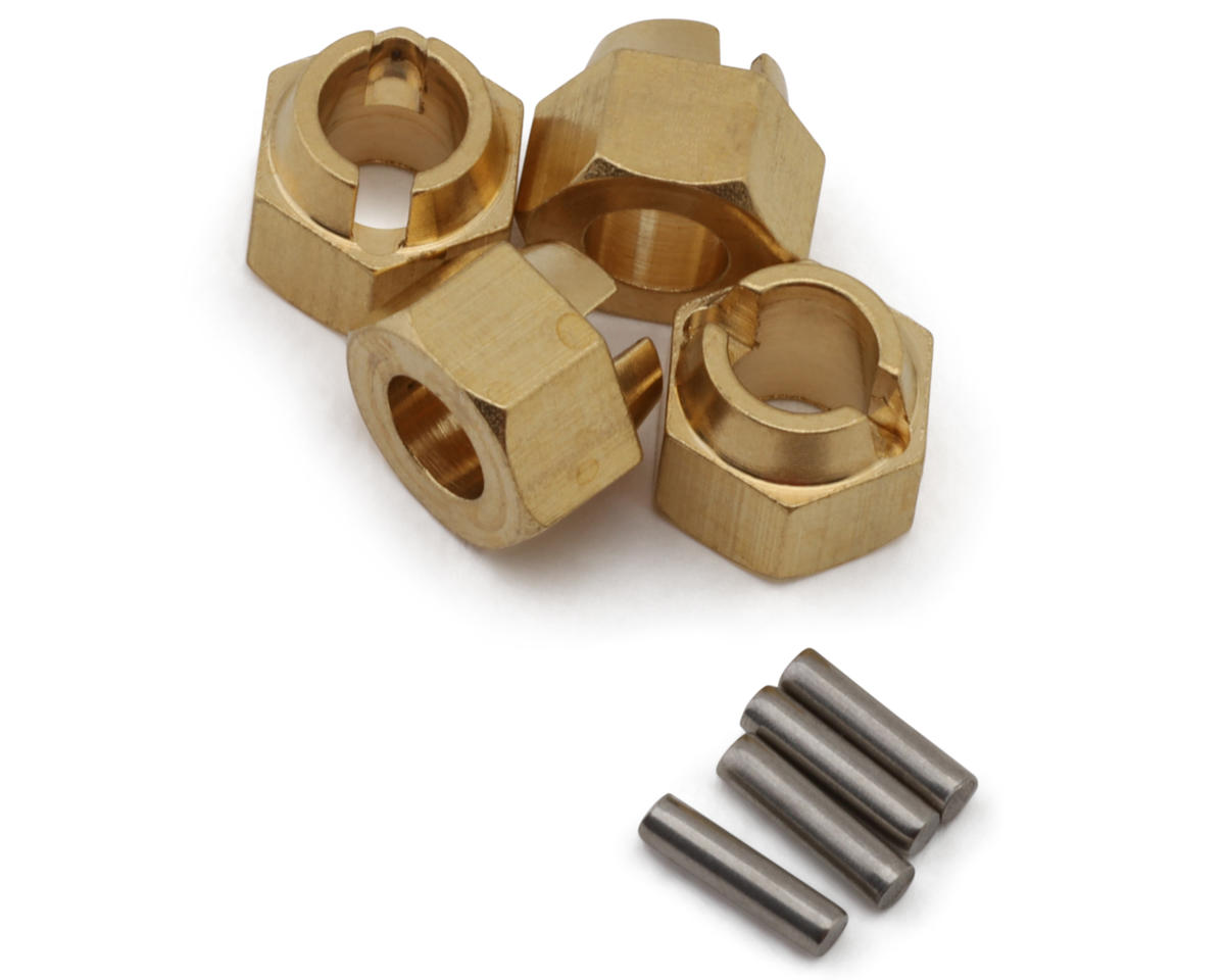 UDI RC Brass Wheel Hex (4) (UCX24/UCX24 Pro) – image 1