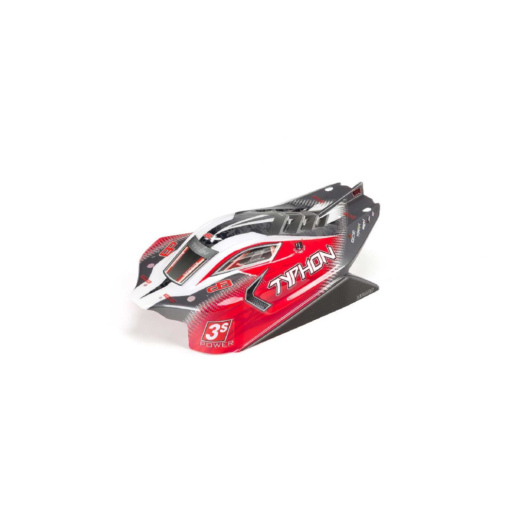 Arrma AR402274 Typhon 4x4 Blx Painted Decaled Body - Red – image 1