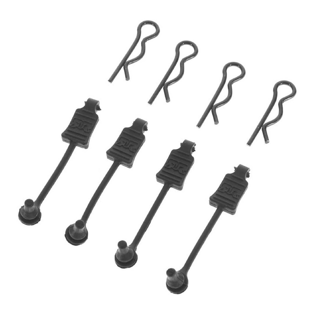 Arrma AR390178 Body Clip Retainer 1/8 Scale Black (4) – image 1