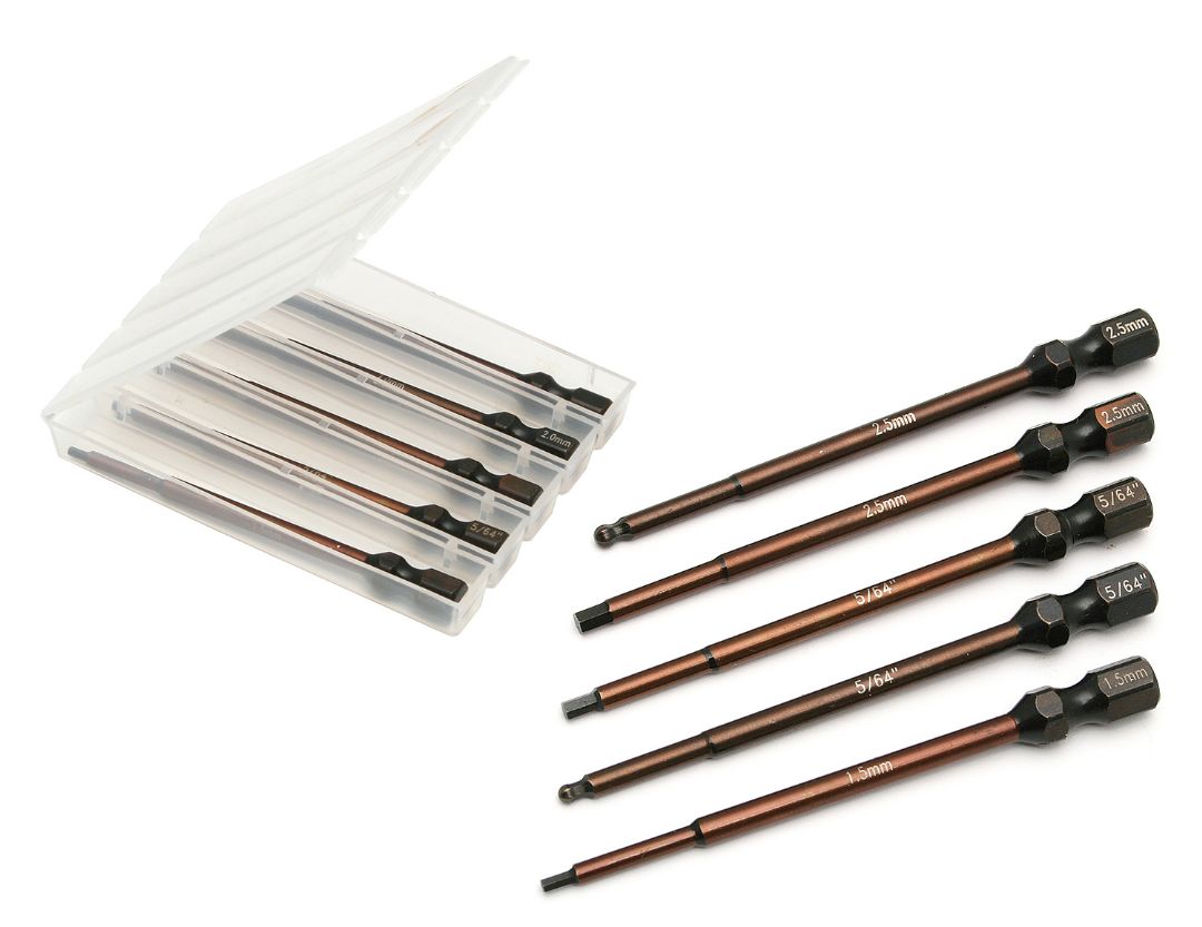 Team Associated FT 1/4" Drive Power Tool Tip Set (5) – image 1
