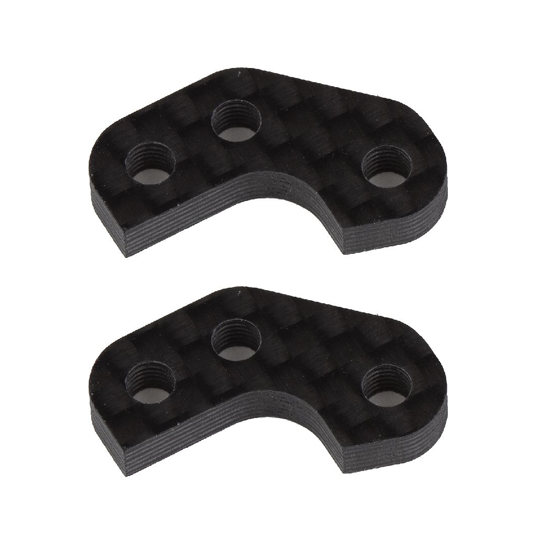 Team Associated RC10B7 Caster Block Link Mount Set, -3mm – image 1