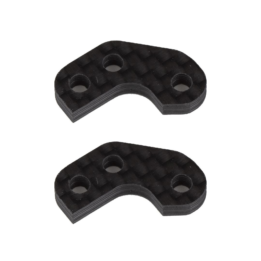 Team Associated RC10B7 Caster Block Link Mount Set, -2mm – image 1