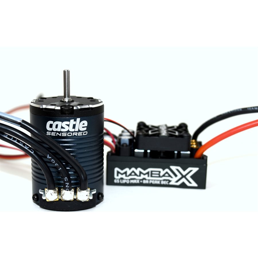 Castle Mamba X, 25.2v WP ESC And 1406-1900KV Crawler Combo 1/8" – image 1