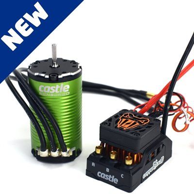 Castle Copperhead 10 Sensored WP ESC, 1412-2100KV Combo 5mm – image 1