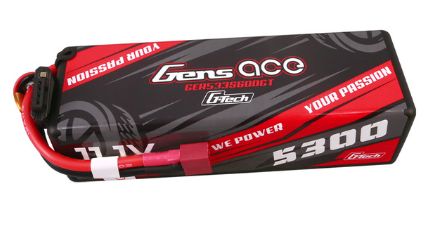 Gens Ace G-Tech 5300mAh 3S 11.1V 60C LiPo Deans Plug – image 1