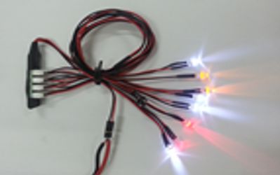Hobby Details LED RC Lights, 10 Lamps with Socket – image 1