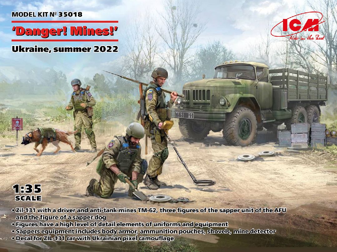 ICM 1/35 Danger! Mines!' Ukraine, summer 2022 – image 1