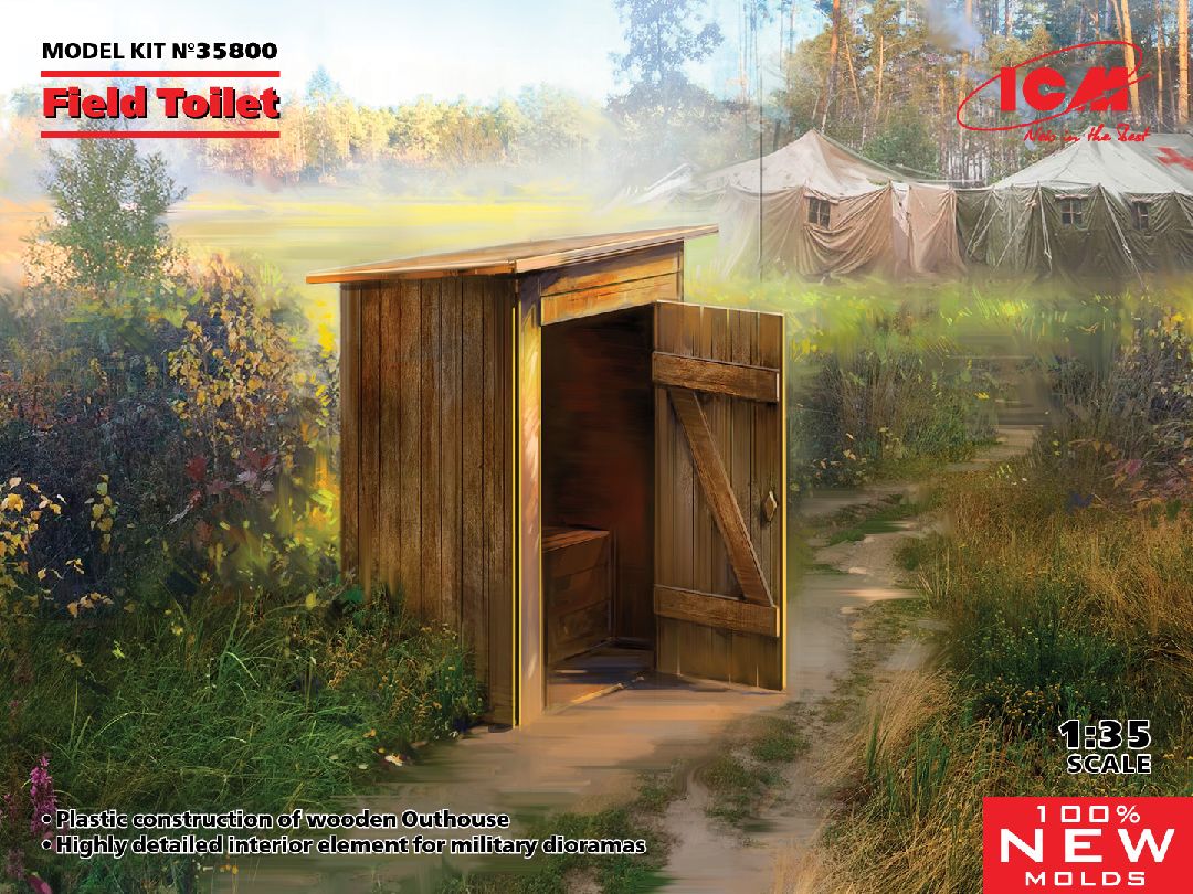 ICM 1/35 WC (Field Toilet) – image 1