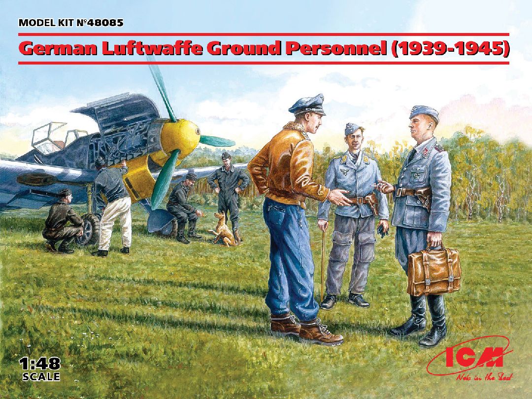 ICM 1/48 German Luftwaffe Ground Personnel (1939-1945) – image 1