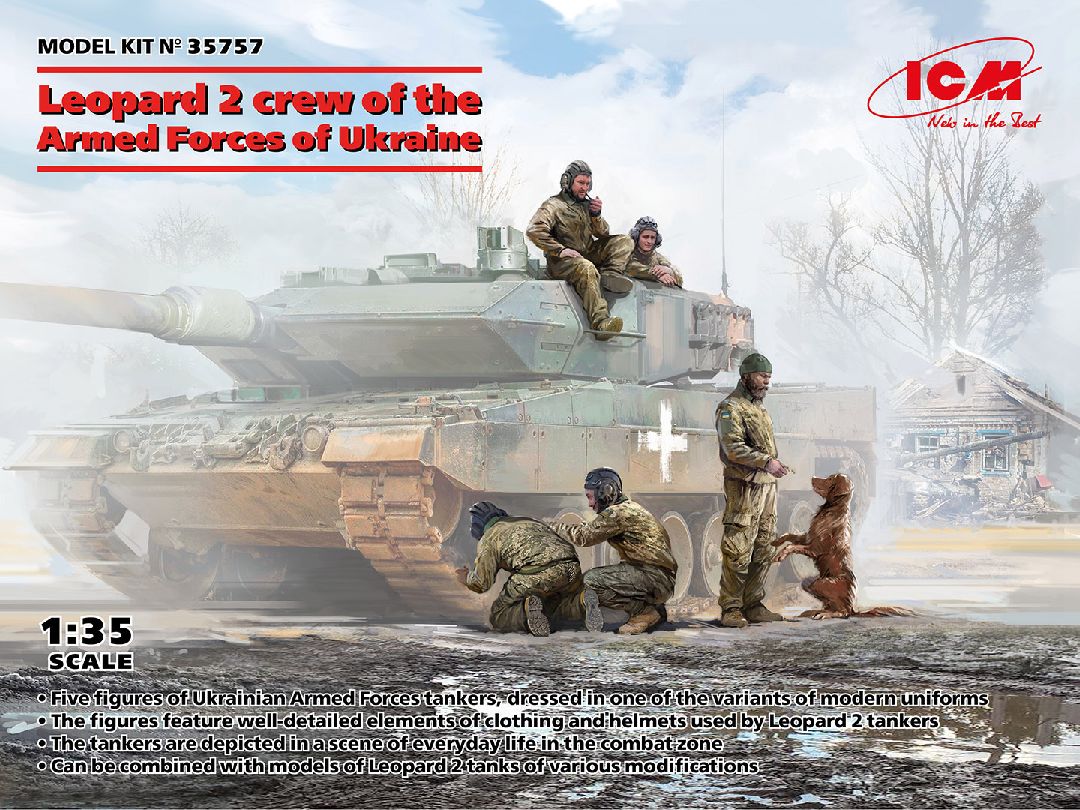 ICM 1/35 Leopard crew of the Armed Forces of Ukraine – image 1