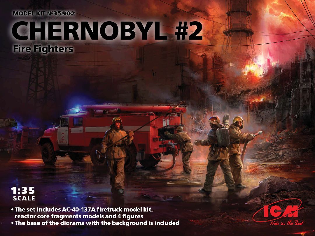 ICM 1/35 Chernobyl#2. Fire Fighters – image 1