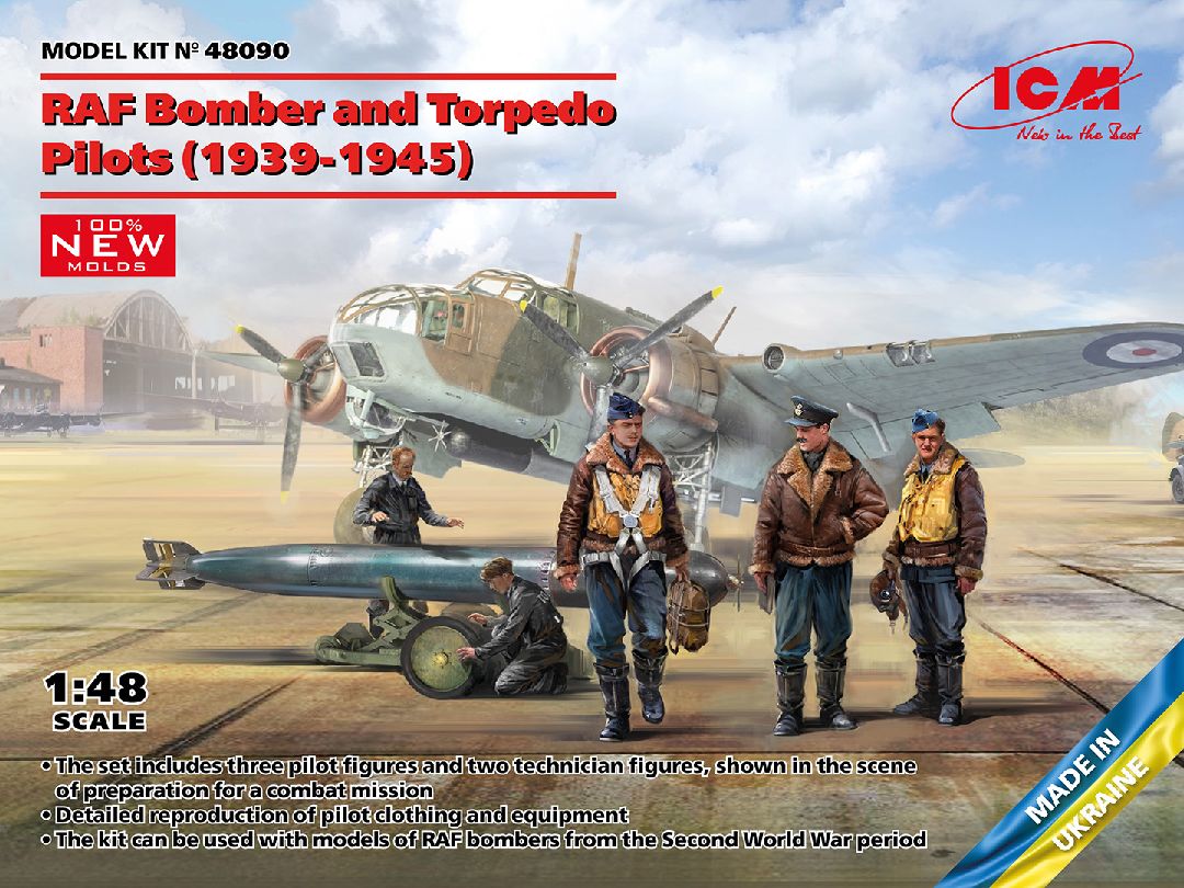 ICM 1/48 RAF Bomber and Torpedo Pilots (1939-1945) – image 1