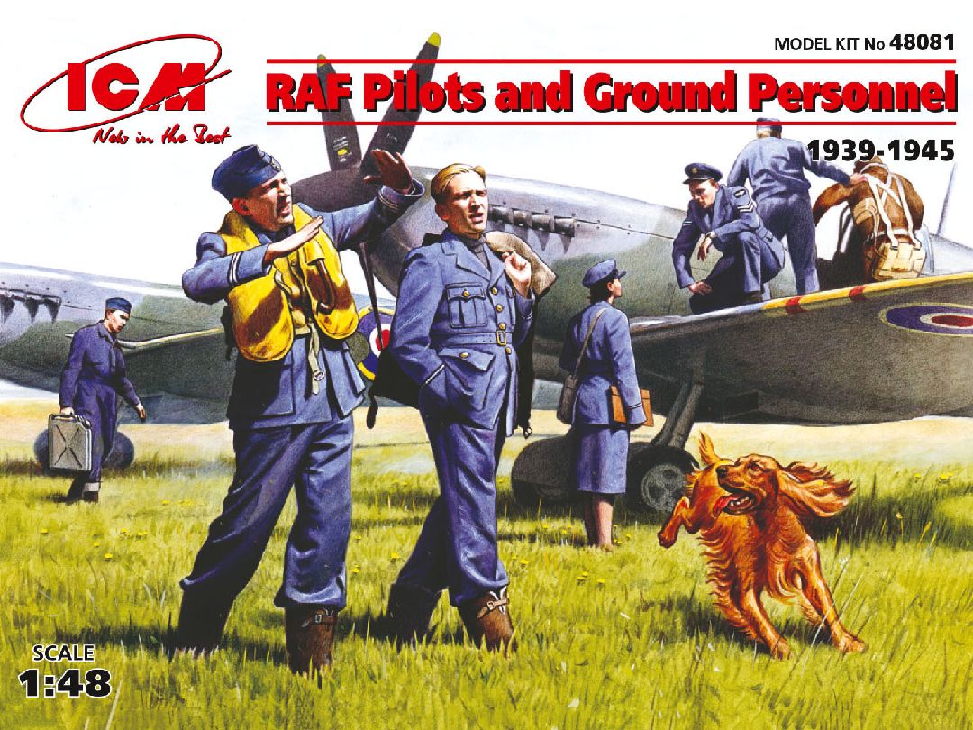 ICM 1/48 RAF Pilots and Ground Personnel (1939-1945) – image 1