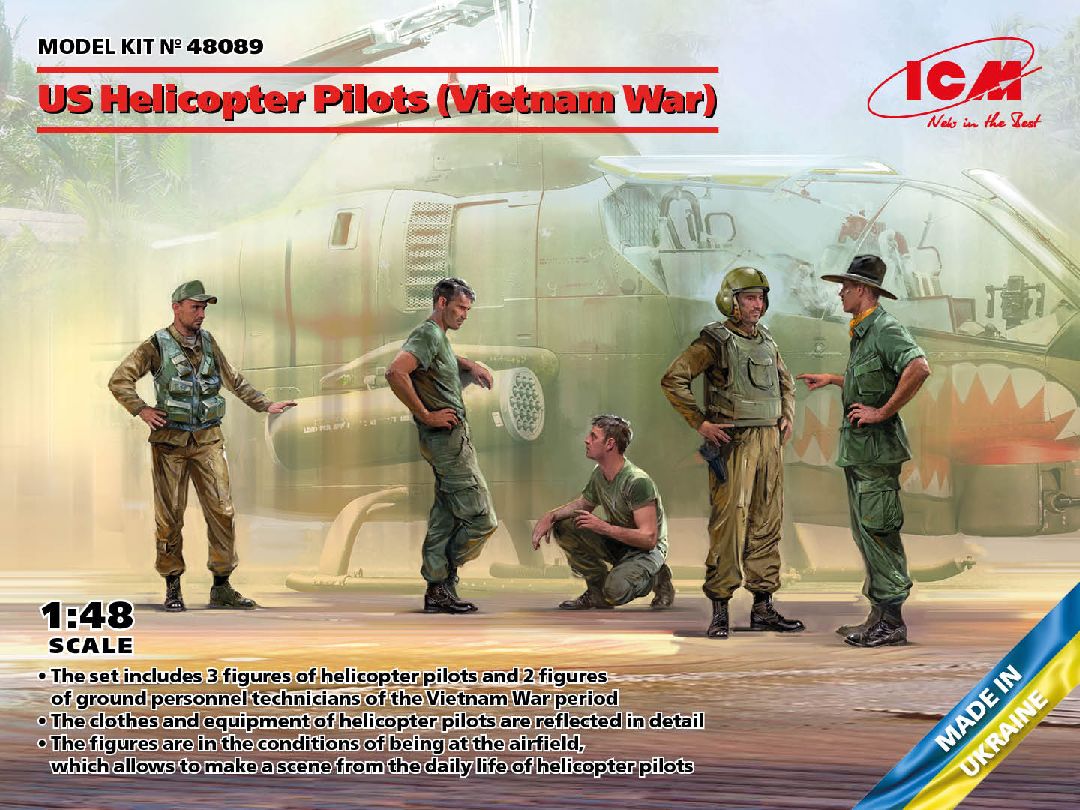 ICM 1/48 US Helicopter Pilots (Vietnam War) – image 1